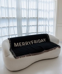MERRYFRIDAY（メリーフライデー）の「「MERRYFRIDAY / メリーフライデー」【SNSで話題！】ラグ　Typography　タイポグラフィ（ラグ/マット）」