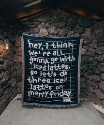 MERRYFRIDAY（メリーフライデー）の「「MERRYFRIDAY / メリーフライデー」【SNSで話題！】ラグ　Typography　タイポグラフィ（ラグ/マット）」