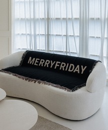 MERRYFRIDAY（メリーフライデー）の「「MERRYFRIDAY / メリーフライデー」【SNSで話題！】ラグ　Typography　タイポグラフィ（ラグ/マット）」