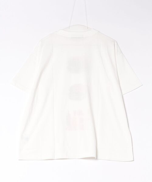 GORGE(ゴージ)の「hamburgerプリントTシャツ(Tシャツ/カットソー・レディース・オフホワイト/ピンク/オートミール・F)」の18枚目の写真