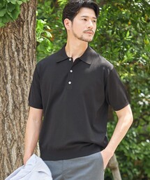SHIPS | SHIPS:〈洗濯機可能/接触冷感〉ファンクション ショート スリーブ  ニット ポロシャツ(ニット/セーター)