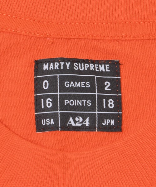 URBAN RESEARCH×MARTY SUPREME×A24 SOLID 3STAR LOGO T-SHIRTS（T