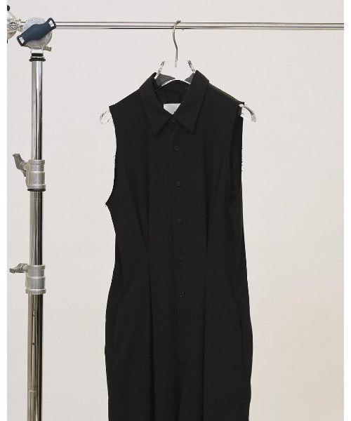 TODAYFUL(トゥデイフル)の「Linen Sleeveless Combinaison(サロペット/オーバーオール・レディース・ブラック/バーガンディー・36inch/38inch)」の12枚目の写真