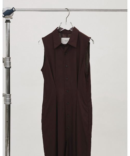 TODAYFUL(トゥデイフル)の「Linen Sleeveless Combinaison(サロペット/オーバーオール・レディース・ブラック/バーガンディー・36inch/38inch)」の13枚目の写真