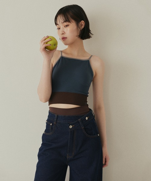 hellam home(へラムホーム)の「カップ付きヨガウェアブラトップ(その他トップス・レディース・ベージュ/ブラック/ネイビー・FREE)」の15枚目の写真
