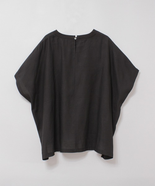 RNA-N(アールエヌエーエヌ)の「B2977 リブコンビドロップショルダー(Tシャツ/カットソー・レディース・グレイッシュベージュ/ブラック/レッド・FREE)」の7枚目の写真