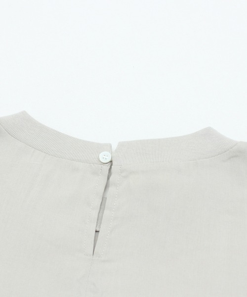 RNA-N(アールエヌエーエヌ)の「B2977 リブコンビドロップショルダー(Tシャツ/カットソー・レディース・グレイッシュベージュ/ブラック/レッド・FREE)」の20枚目の写真