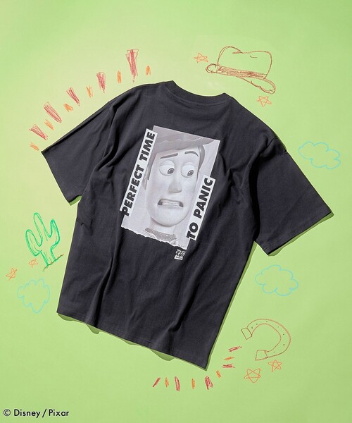 coen(コーエン)の「TOY STORY デザインTシャツ(Tシャツ/カットソー・メンズ・ホワイト/ブラック/その他1・M/L/S/XL)」の2枚目の写真