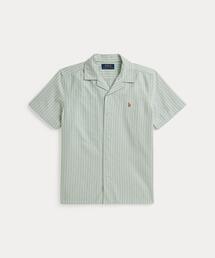 POLO RALPH LAUREN CHILDRENSWEAR | ストライプド コットン オックスフォード キャンプ シャツ(シャツ/ブラウス)