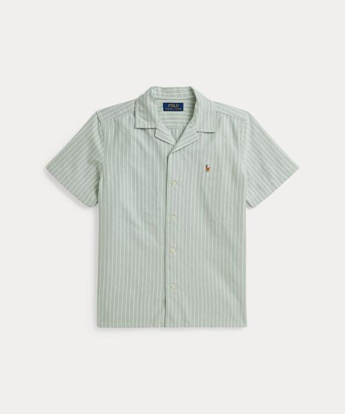 POLO RALPH LAUREN CHILDRENSWEAR(ポロ ラルフ ローレン チルドレンズウェア)の「ストライプド コットン オックスフォード キャンプ シャツ(シャツ/ブラウス・キッズ・マルチ・S/M/L/XL)」の1枚目の写真