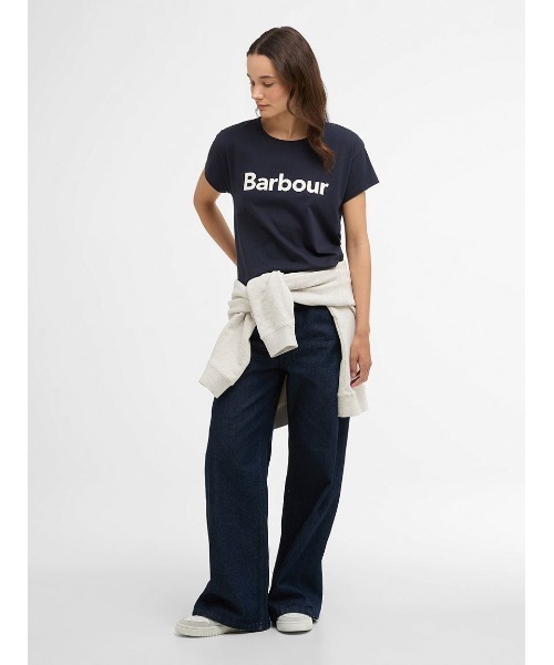 Barbour（バブアー）の「HartlandフロントロゴTシャツ（レディース）（Tシャツ/カットソー・レディース・ホワイト/ネイビー/ピンク・8/10）」の12枚目の写真