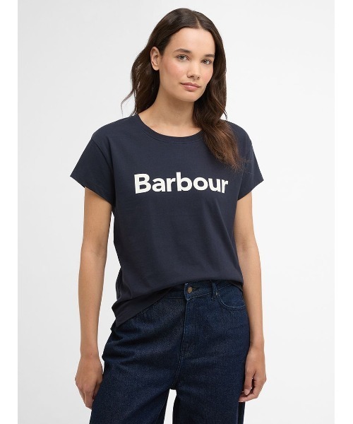 Barbour（バブアー）の「HartlandフロントロゴTシャツ（レディース）（Tシャツ/カットソー・レディース・ホワイト/ネイビー/ピンク・8/10）」の13枚目の写真
