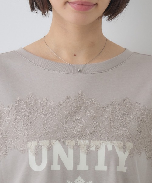 KATHARINE ROSS(キャサリンロス)の「【前後2WAY】 ロゴTシャツ(Tシャツ/カットソー・レディース・ブラック/ベージュ・FREE)」の12枚目の写真