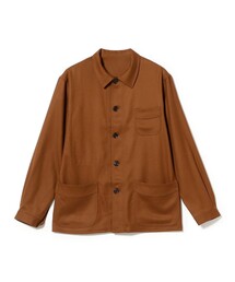 BEAMS F | ウールポリウレタン フレンチ カバーオール(ブルゾン)