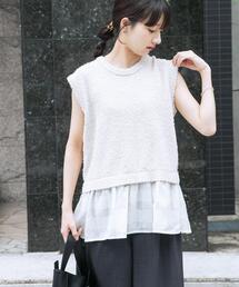 ITEMS URBANRESEARCH | カールヤーンニットベストドッキング(ニット/セーター)