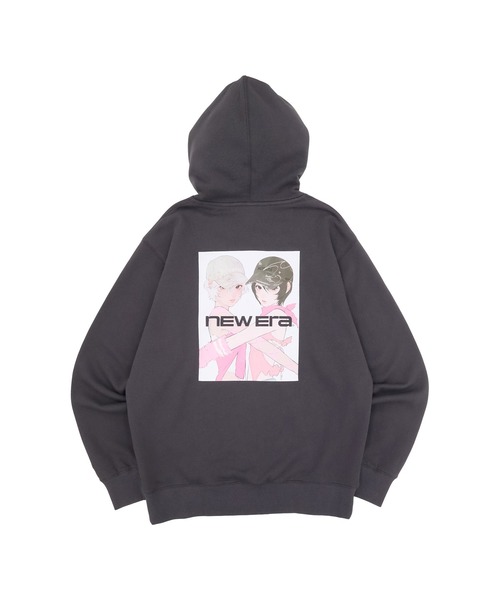 NEW ERA(ニューエラ)の「ニューエラ スウェットパーカー イラストレーターTAMIMOON(パーカー・メンズ・グレー・S/M/XXL/XL/L)」の2枚目の写真