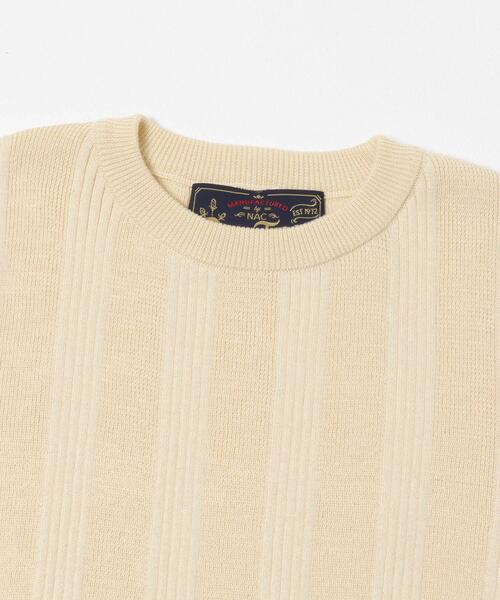 URBAN RESEARCH(アーバンリサーチ)の「『別注』ROUTINE×URBAN RESEARCH VINTAGE CREWNECK(ニット/セーター・レディース・キャメル/アイボリー/チャコールグレー・FREE)」の5枚目の写真