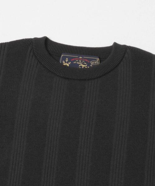 URBAN RESEARCH(アーバンリサーチ)の「『別注』ROUTINE×URBAN RESEARCH VINTAGE CREWNECK(ニット/セーター・レディース・キャメル/アイボリー/チャコールグレー・FREE)」の8枚目の写真