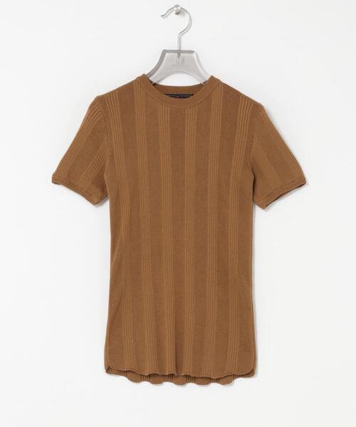 URBAN RESEARCH(アーバンリサーチ)の「『別注』ROUTINE×URBAN RESEARCH VINTAGE CREWNECK(ニット/セーター・レディース・キャメル/アイボリー/チャコールグレー・FREE)」の5枚目の写真