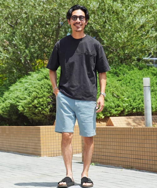 jiggys shop(ジギーズショップ)の「接触冷感 吸水速乾 遮熱 UVカット ワイド メッシュTシャツ 裾ドローコード付き(Tシャツ/カットソー・メンズ・グレー/オリーブ/ブラック/ネイビー・LARGE/X-LARGE/MEDIUM)」の10枚目の写真