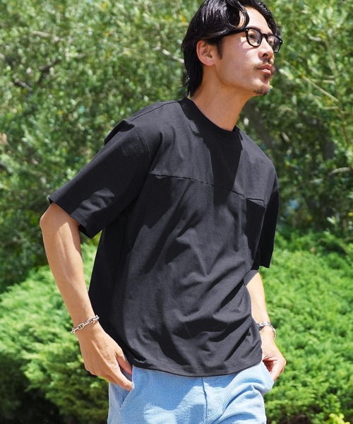 jiggys shop(ジギーズショップ)の「接触冷感 吸水速乾 遮熱 UVカット ワイド メッシュTシャツ 裾ドローコード付き(Tシャツ/カットソー・メンズ・グレー/オリーブ/ブラック/ネイビー・LARGE/X-LARGE/MEDIUM)」の11枚目の写真