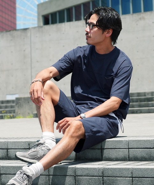 jiggys shop(ジギーズショップ)の「接触冷感 吸水速乾 遮熱 UVカット ワイド メッシュTシャツ 裾ドローコード付き(Tシャツ/カットソー・メンズ・グレー/オリーブ/ブラック/ネイビー・LARGE/X-LARGE/MEDIUM)」の21枚目の写真