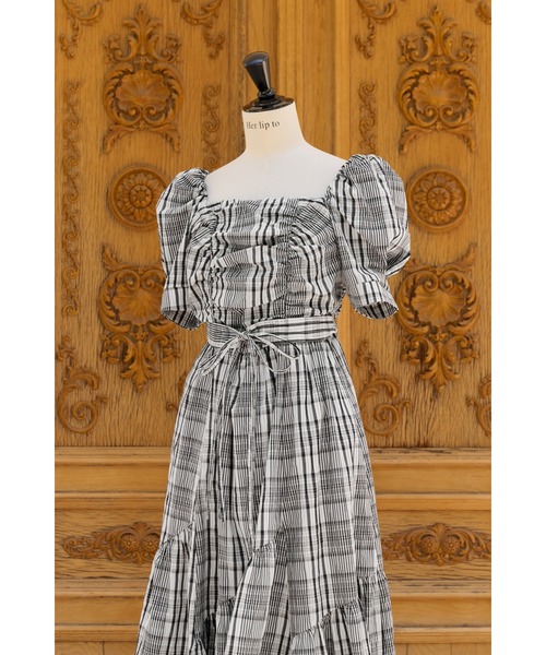Her lip to（ハーリップトゥー）の「Alizee Off-Shoulder Dress（ワンピース・レディース・ブラック・M/S）」の18枚目の写真