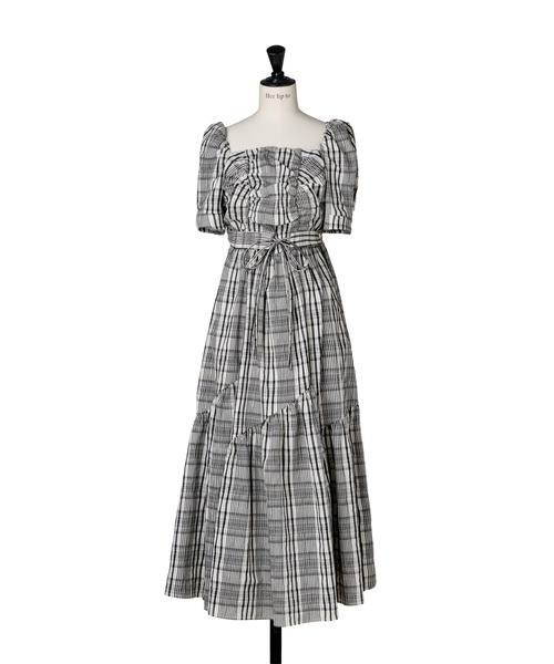 Her lip to（ハーリップトゥー）の「Alizee Off-Shoulder Dress（ワンピース・レディース・ブラック・M/S）」の14枚目の写真