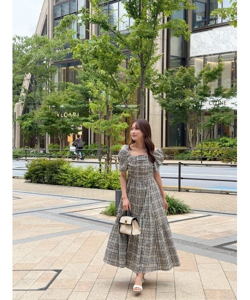 Her lip to（ハーリップトゥー）の「Alizee Off-Shoulder Dress（ワンピース・レディース・ブラック・M/S）」の19枚目の写真