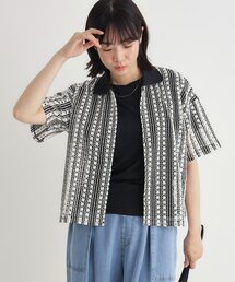 Right-on | クロッシェ風レースシャツ(シャツ/ブラウス)