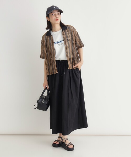 Right-on（ライトオン）の「クロッシェ風レースシャツ（シャツ/ブラウス・レディース・ブラック系3/ダークブラウン系3・05/04）」の12枚目の写真