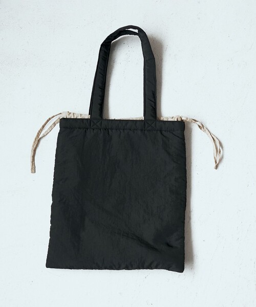 coen(コーエン)の「ロゴ刺繍 配色デザイン巾着トートバッグ(トートバッグ・レディース・コバルトブルー/その他4/ブラック/オリーブ/シルバー/その他7・FREE)」の8枚目の写真
