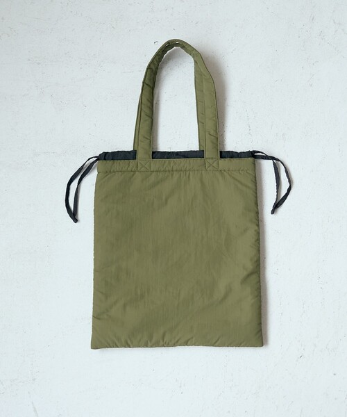 coen(コーエン)の「ロゴ刺繍 配色デザイン巾着トートバッグ(トートバッグ・レディース・コバルトブルー/その他4/ブラック/オリーブ/シルバー/その他7・FREE)」の12枚目の写真