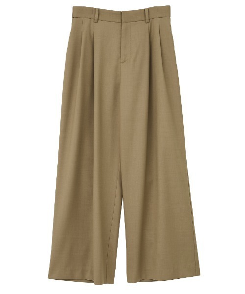 MANOF(マノフ)の「WAIST FRILL 2WAY PANTS(その他パンツ・レディース・ライトグレー/キャメル/ブラック・M/S)」の7枚目の写真