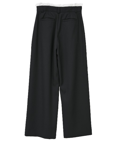 MANOF(マノフ)の「WAIST FRILL 2WAY PANTS(その他パンツ・レディース・ライトグレー/キャメル/ブラック・M/S)」の9枚目の写真