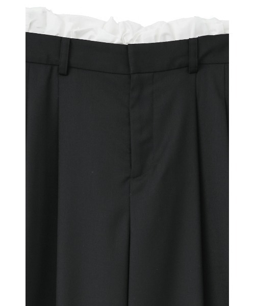 MANOF(マノフ)の「WAIST FRILL 2WAY PANTS(その他パンツ・レディース・ライトグレー/キャメル/ブラック・M/S)」の10枚目の写真