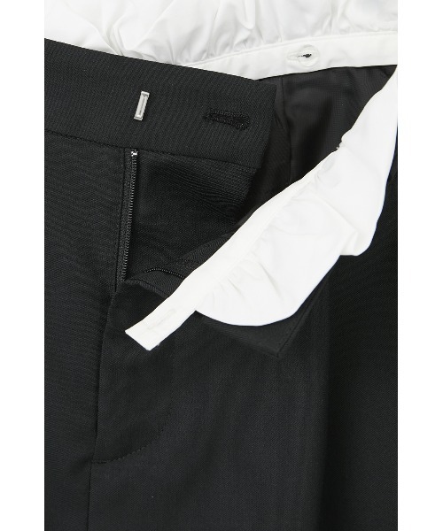 MANOF(マノフ)の「WAIST FRILL 2WAY PANTS(その他パンツ・レディース・ライトグレー/キャメル/ブラック・M/S)」の11枚目の写真
