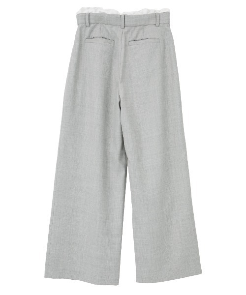 MANOF(マノフ)の「WAIST FRILL 2WAY PANTS(その他パンツ・レディース・ライトグレー/キャメル/ブラック・M/S)」の18枚目の写真