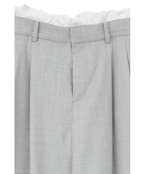 MANOF(マノフ)の「WAIST FRILL 2WAY PANTS(その他パンツ・レディース・ライトグレー/キャメル/ブラック・M/S)」の19枚目の写真