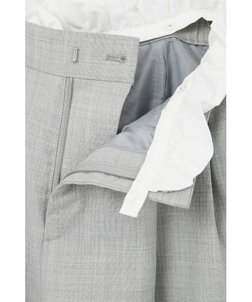 MANOF(マノフ)の「WAIST FRILL 2WAY PANTS(その他パンツ・レディース・ライトグレー/キャメル/ブラック・M/S)」の20枚目の写真