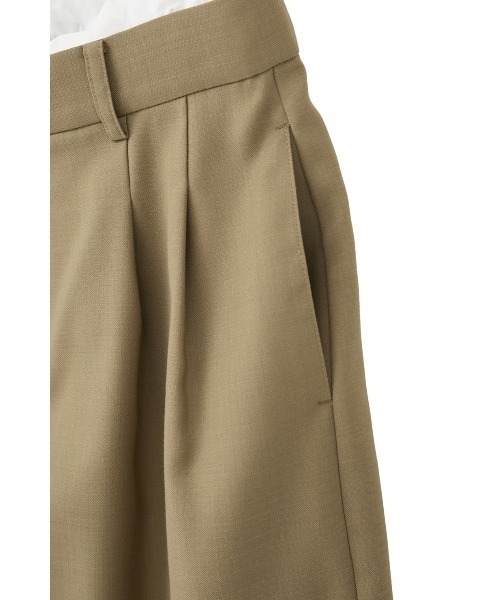 MANOF(マノフ)の「WAIST FRILL 2WAY PANTS(その他パンツ・レディース・ライトグレー/キャメル/ブラック・M/S)」の4枚目の写真