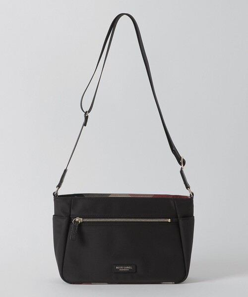 BLUE LABEL CRESTBRIDGE（ブルーレーベルクレストブリッジ）の「パーシャルクレストブリッジチェックナイロンミニショルダー（ショルダーバッグ・レディース・ダークネイビー/ブラック/パープル・FREE）」の16枚目の写真