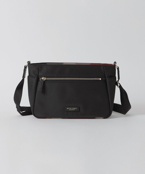 BLUE LABEL CRESTBRIDGE（ブルーレーベルクレストブリッジ）の「パーシャルクレストブリッジチェックナイロンミニショルダー（ショルダーバッグ・レディース・ダークネイビー/ブラック/パープル・FREE）」の21枚目の写真