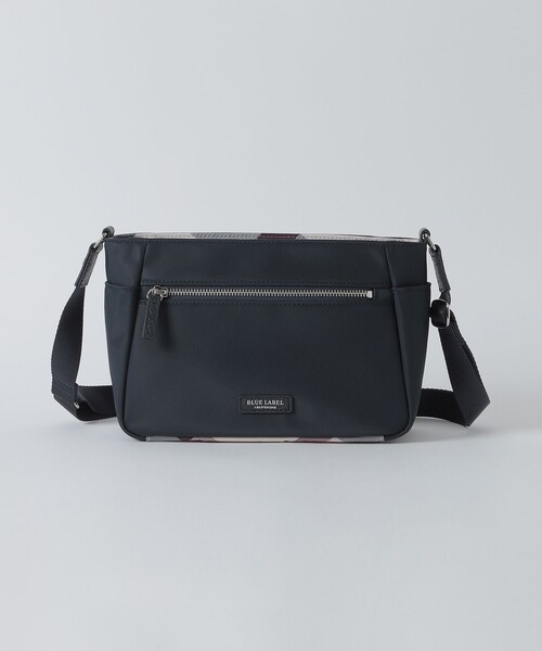 BLUE LABEL CRESTBRIDGE（ブルーレーベルクレストブリッジ）の「パーシャルクレストブリッジチェックナイロンミニショルダー（ショルダーバッグ・レディース・ダークネイビー/ブラック/パープル・FREE）」の5枚目の写真
