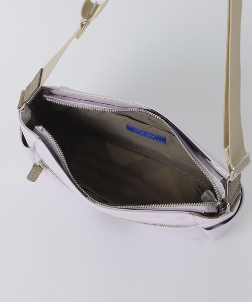 BLUE LABEL CRESTBRIDGE（ブルーレーベルクレストブリッジ）の「パーシャルクレストブリッジチェックナイロンミニショルダー（ショルダーバッグ・レディース・ダークネイビー/ブラック/パープル・FREE）」の9枚目の写真