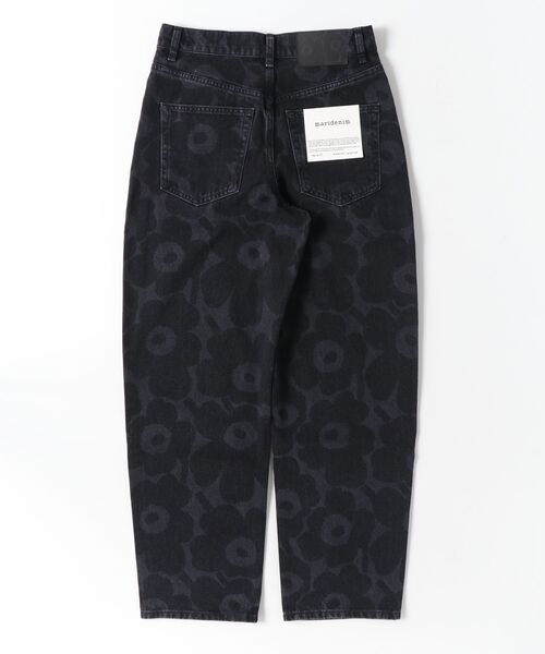 marimekko（マリメッコ）の「【Maridenim】 Barrel Unikko / jeans（デニムパンツ・レディース・ブラック・29inch/28inch/27inch/26inch/25inch）」の5枚目の写真
