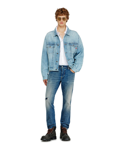 DIESEL(ディーゼル)の「メンズ デニムジャケット D-RANGER(デニムジャケット・メンズ・インディゴブルー・LARGE/MEDIUM/SMALL/X-SMALL)」の3枚目の写真