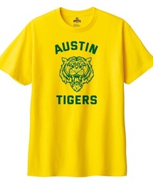 Ol' Basics(オール・ベーシックス) 半袖Tシャツ AUSTIN ロゴ タイガー プリント 5.6オンス トップス カットソー レディース
