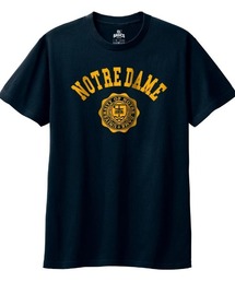Ol' Basics（オール・ベーシックス） 半袖Tシャツ NOTREDAME ロゴ カレッジロゴ プリント 5.6オンス トップス カットソー メンズ ユニセックス