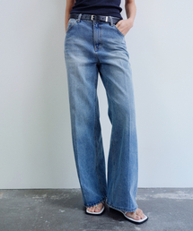 MOHAN（モハン）の「TIS SEMI WIDE FLARE DENIM_BLUE（デニムパンツ）」